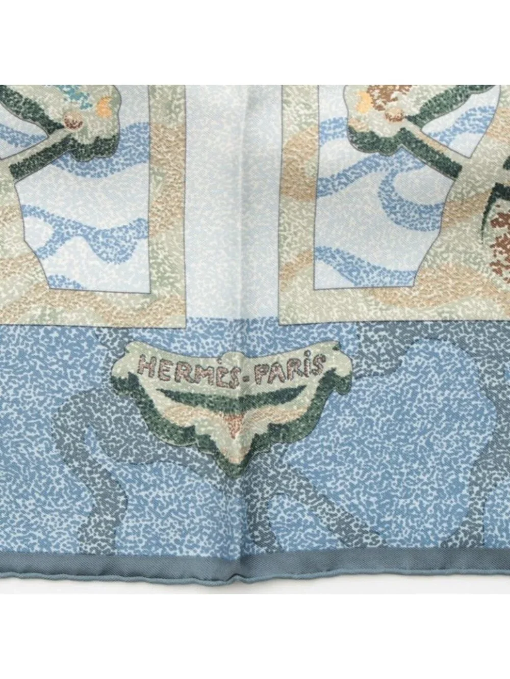 Hermes Carre 90 Silk Peintre du Cheval Horse Drawing Scarf - Picture 7 of 9